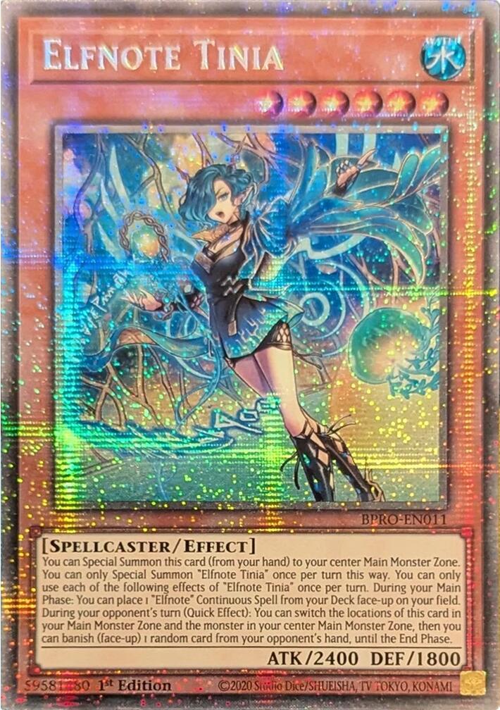 Elfnote Tinia (Starlight Rare) [BPRO-EN011] Starlight Rare | Exor Games Bridgewater