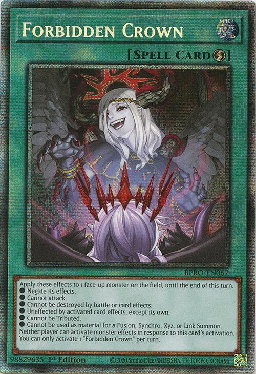 Forbidden Crown (Starlight Rare) [BPRO-EN067] Starlight Rare | Exor Games Bridgewater