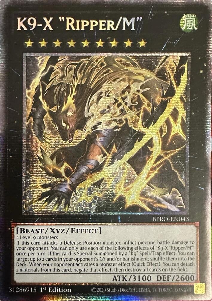 K9-X "Ripper/M" (Starlight Rare) [BPRO-EN043] Starlight Rare | Exor Games Bridgewater