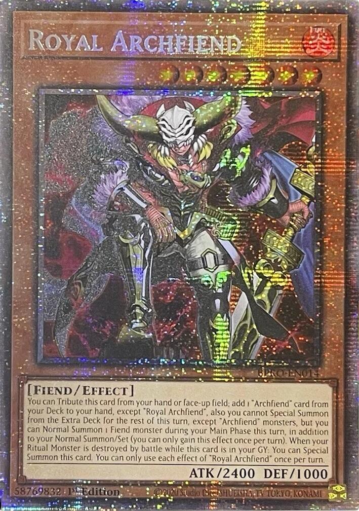 Royal Archfiend (Starlight Rare) [BPRO-EN014] Starlight Rare | Exor Games Bridgewater