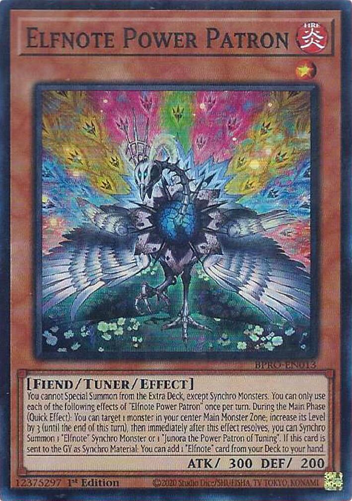 Elfnote Power Patron [BPRO-EN013] Super Rare | Exor Games Bridgewater