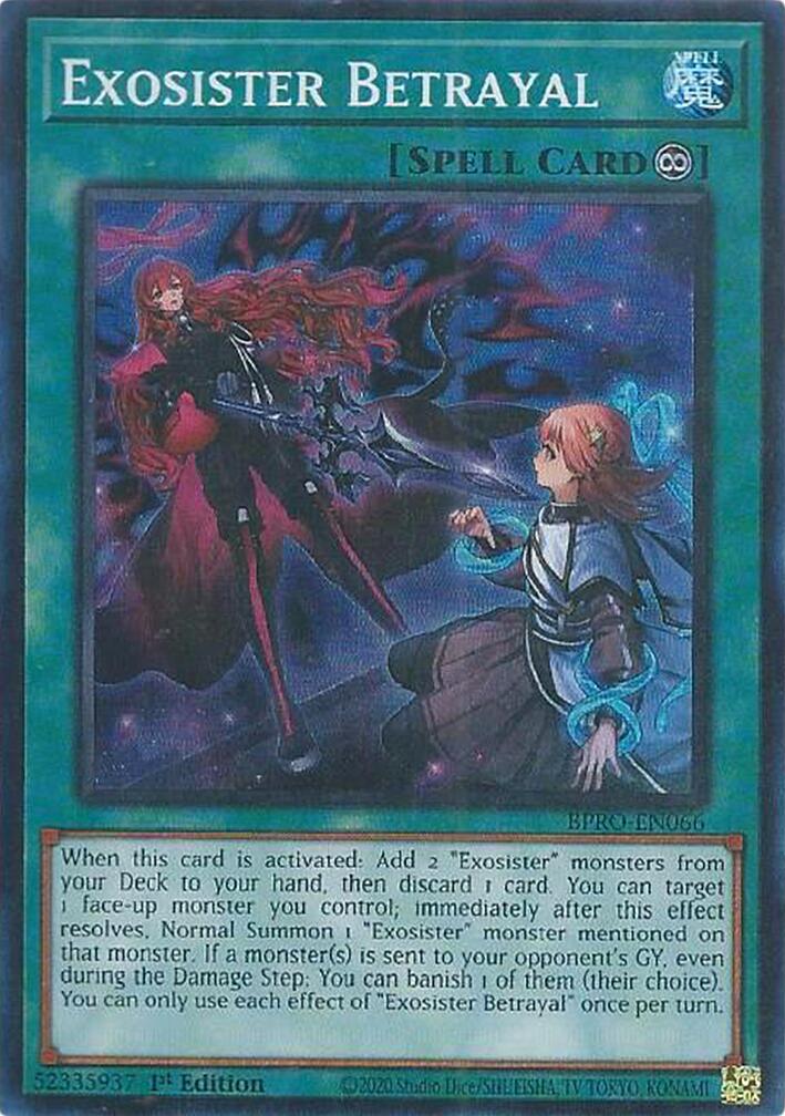 Exosister Betrayal [BPRO-EN066] Super Rare | Exor Games Bridgewater