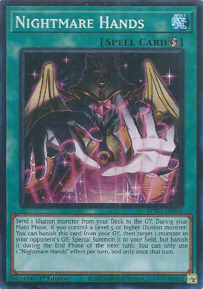 Nightmare Hands [BPRO-EN068] Super Rare | Exor Games Bridgewater