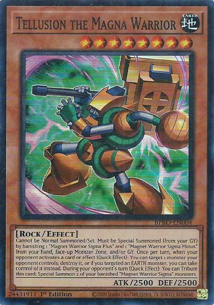 Tellusrion the Magna Warrior [BPRO-EN004] Super Rare | Exor Games Bridgewater