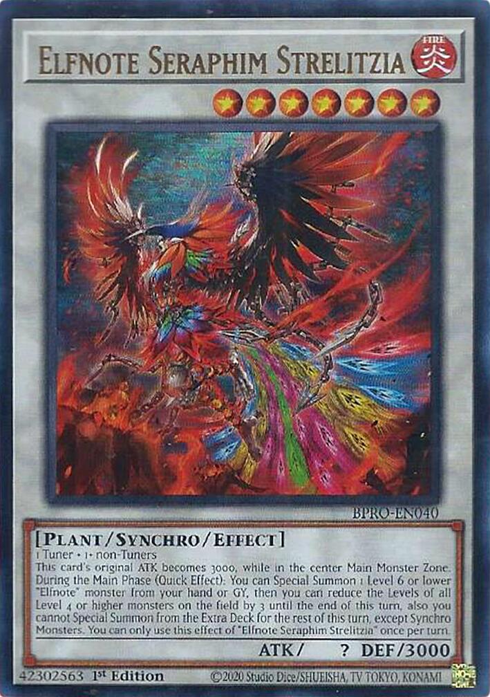 Elfnote Seraphim Strelitzia [BPRO-EN040] Ultra Rare | Exor Games Bridgewater