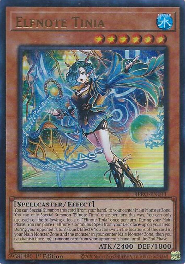 Elfnote Tinia [BPRO-EN011] Ultra Rare | Exor Games Bridgewater