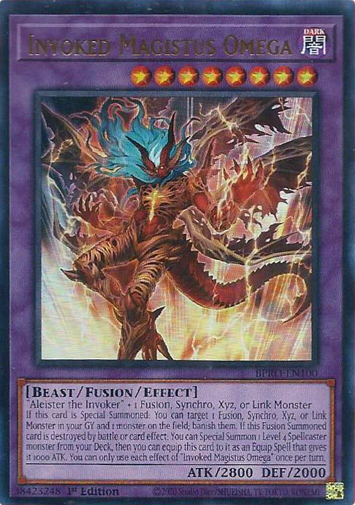 Invoked Magistus Omega [BPRO-EN100] Ultra Rare | Exor Games Bridgewater