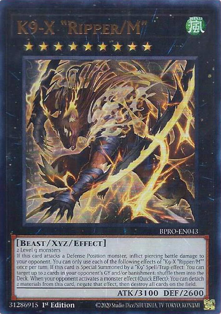 K9-X "Ripper/M" [BPRO-EN043] Ultra Rare | Exor Games Bridgewater