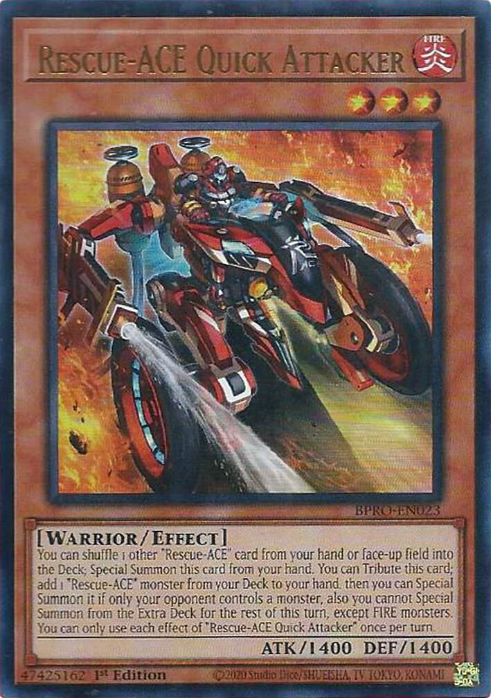 Rescue-ACE Quick Attacker [BPRO-EN023] Ultra Rare | Exor Games Bridgewater