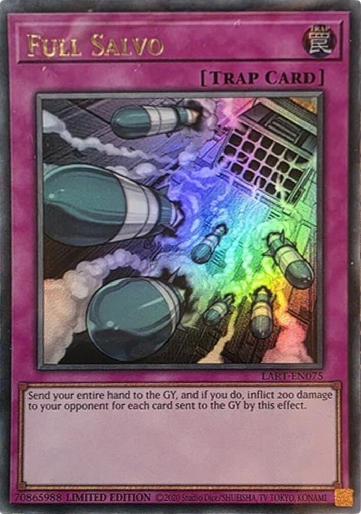 Full Salvo [LART-EN075] Ultra Rare | Exor Games Bridgewater