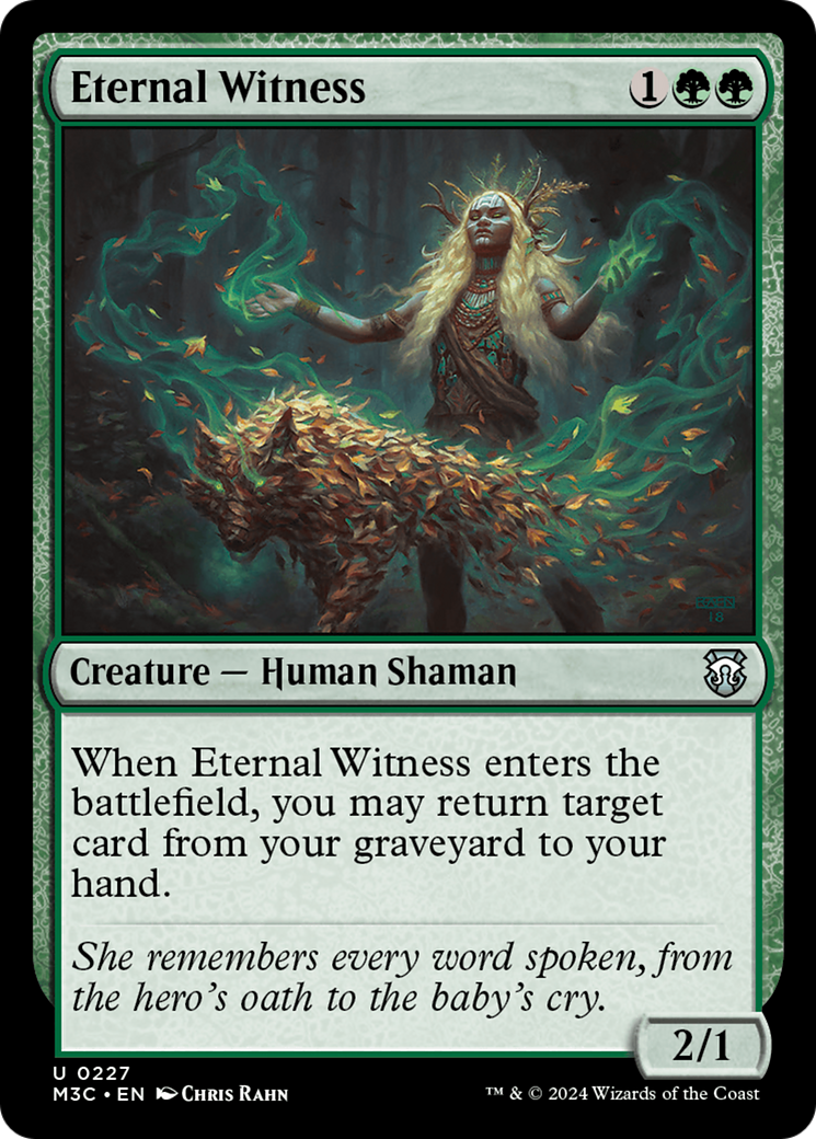 Eternal Witness (Ripple Foil) [Modern Horizons 3 Commander] | Exor Games Bridgewater