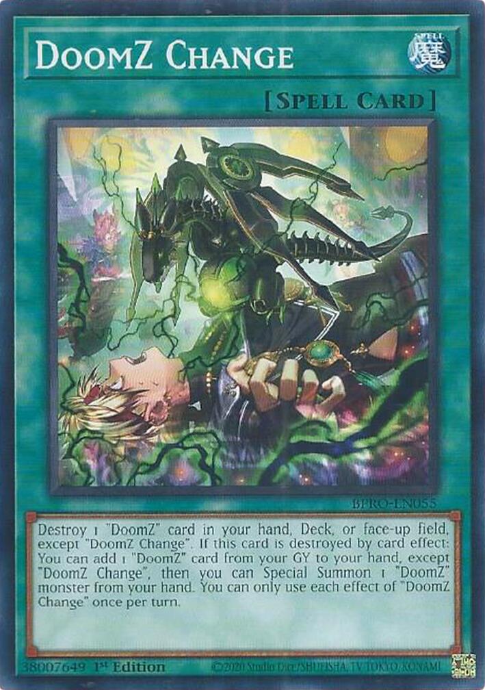DoomZ Change [BPRO-EN055] Common | Exor Games Bridgewater