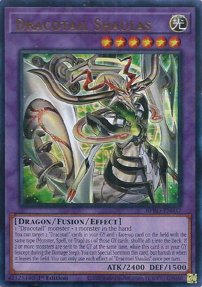 Dracotail Shaulas [BPRO-EN037] Ultra Rare | Exor Games Bridgewater