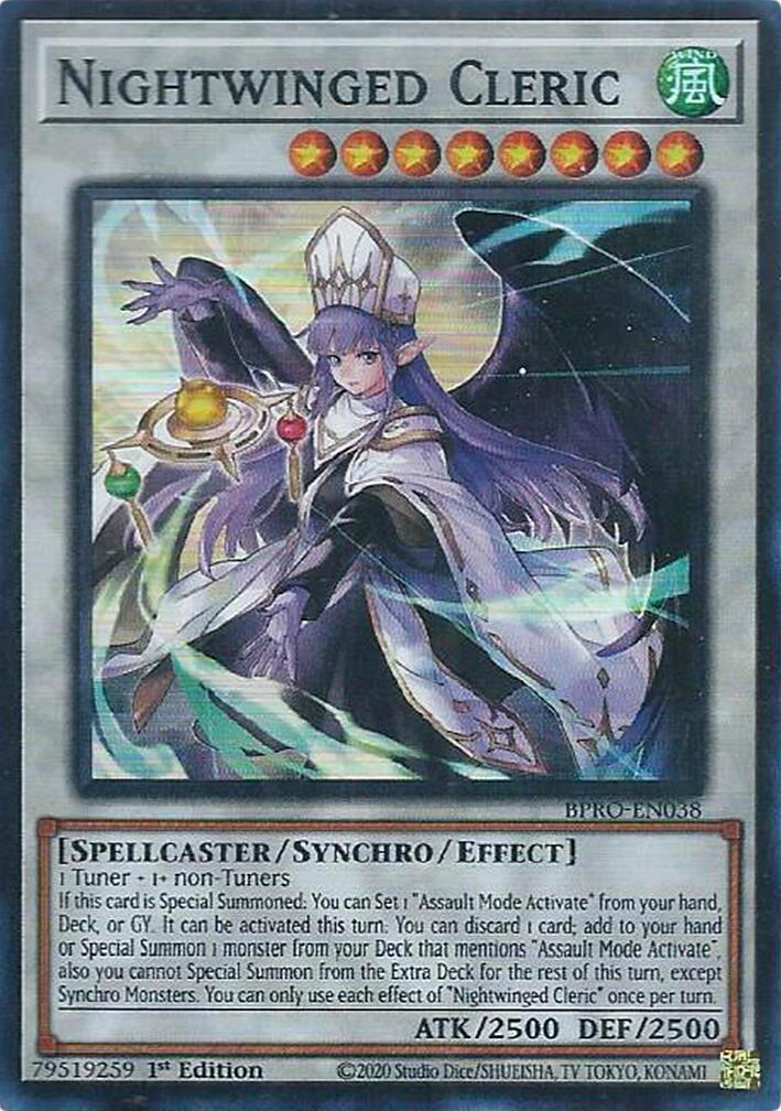 Nightwinged Cleric [BPRO-EN038] Common | Exor Games Bridgewater