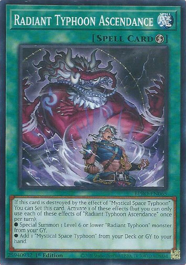 Radiant Typhoon Ascendance [BPRO-EN065] Common | Exor Games Bridgewater