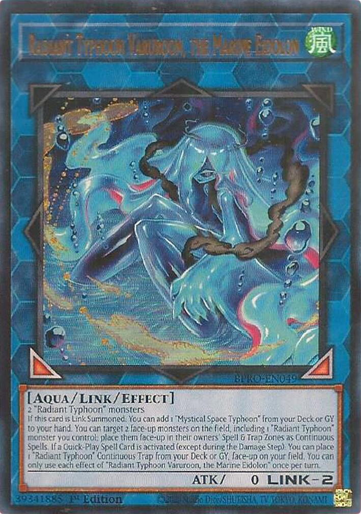 Radiant Typhoon Varuroon, the Marine Eidolon [BPRO-EN049] Ultra Rare | Exor Games Bridgewater