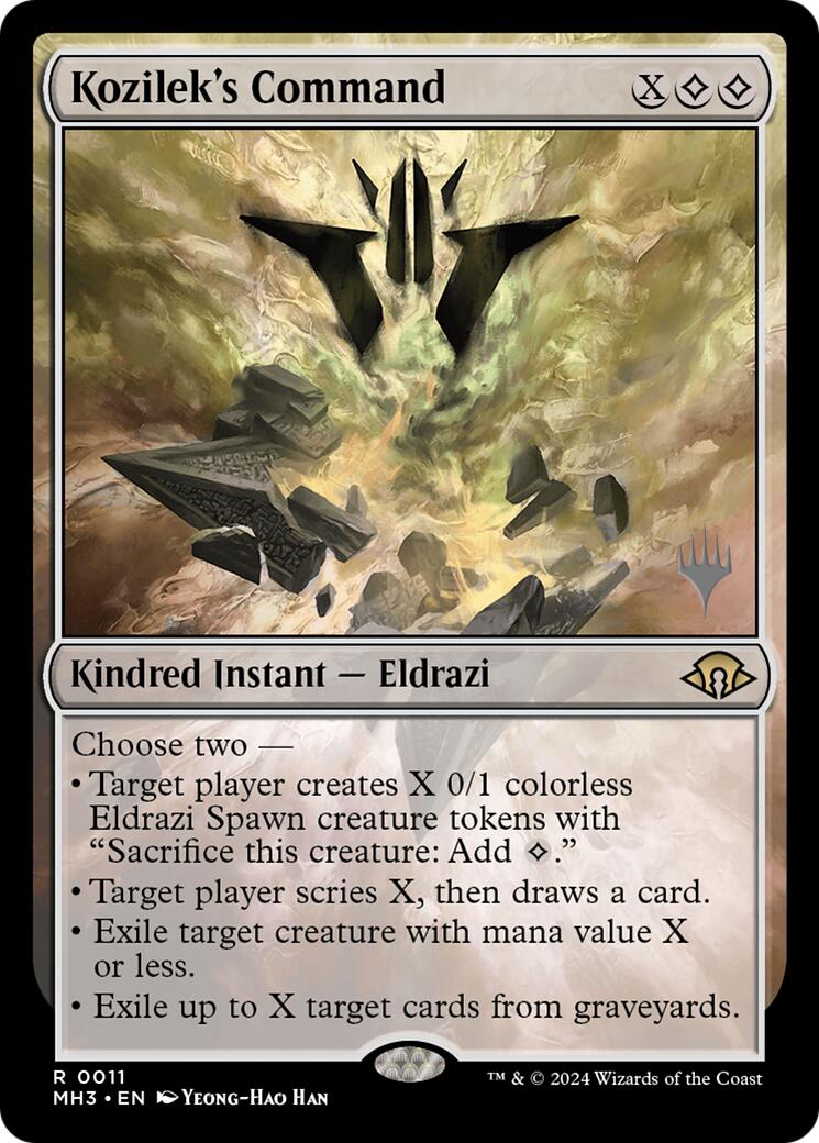 Kozilek's Command [Lorwyn Eclipsed Promos] | Exor Games Bridgewater