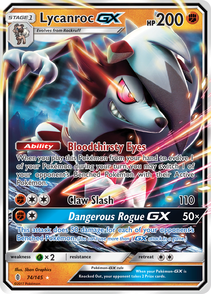 Lycanroc GX (74/145) [Sun & Moon: Guardians Rising] | Exor Games Bridgewater