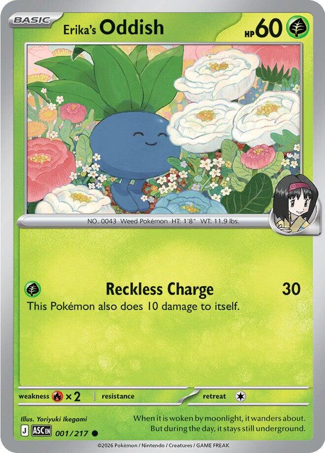 Erika's Oddish (001/217) [Mega Evolution: Ascended Heroes] | Exor Games Bridgewater