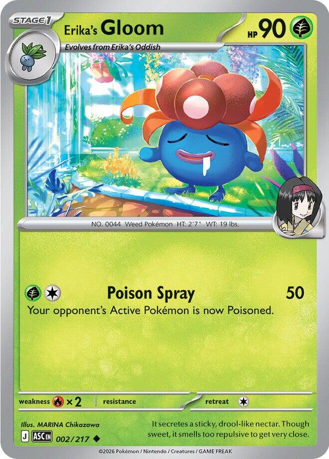 Erika's Gloom (002/217) [Mega Evolution: Ascended Heroes] | Exor Games Bridgewater