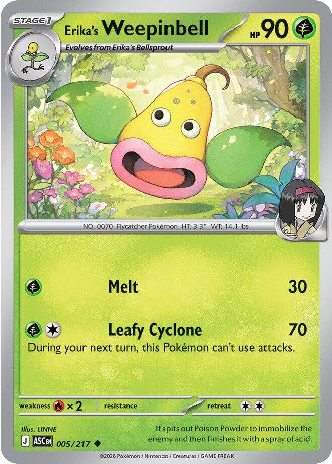 Erika's Weepinbell (005/217) [Mega Evolution: Ascended Heroes] | Exor Games Bridgewater