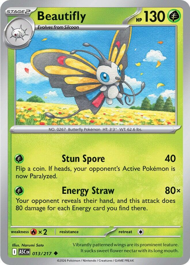Beautifly (013/217) [Mega Evolution: Ascended Heroes] | Exor Games Bridgewater