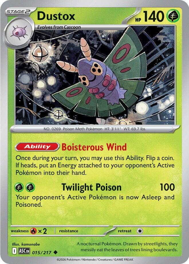 Dustox (015/217) [Mega Evolution: Ascended Heroes] | Exor Games Bridgewater