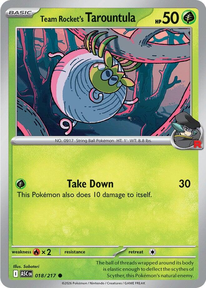 Team Rocket's Tarountula (018/217) [Mega Evolution: Ascended Heroes] | Exor Games Bridgewater