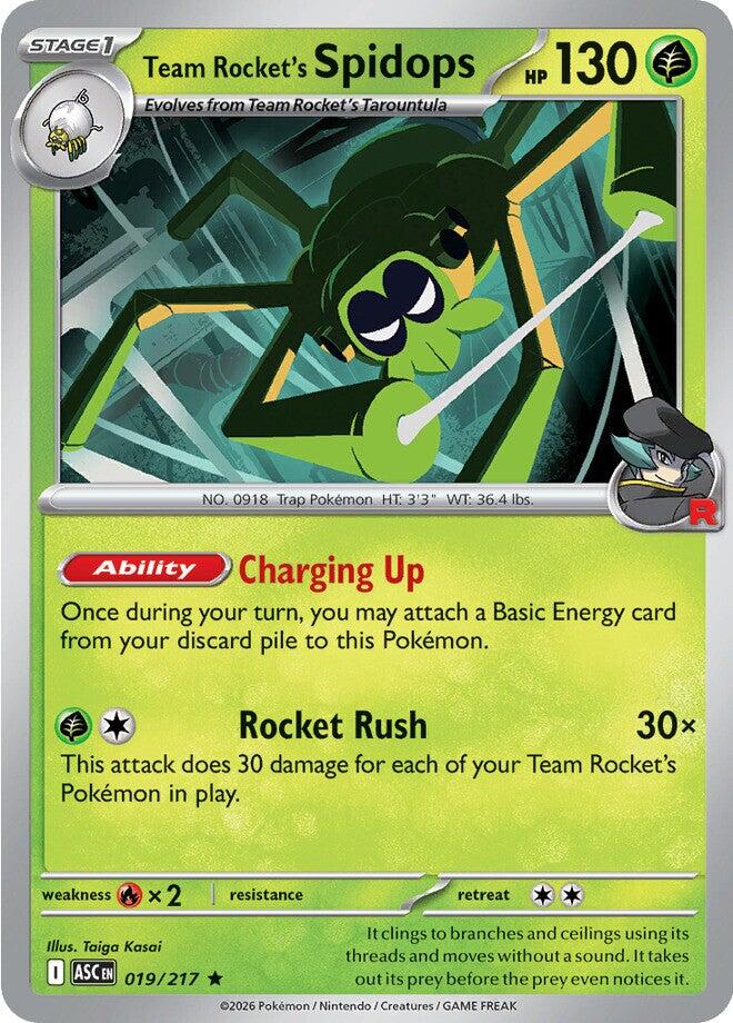 Team Rocket's Spidops (019/217) [Mega Evolution: Ascended Heroes] | Exor Games Bridgewater
