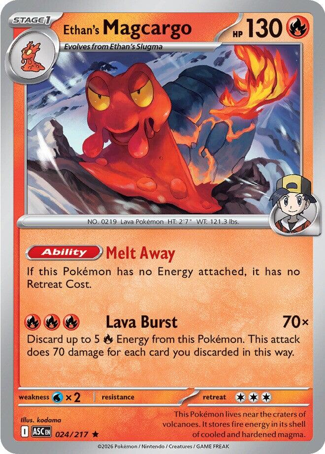 Ethan's Magcargo (024/217) [Mega Evolution: Ascended Heroes] | Exor Games Bridgewater