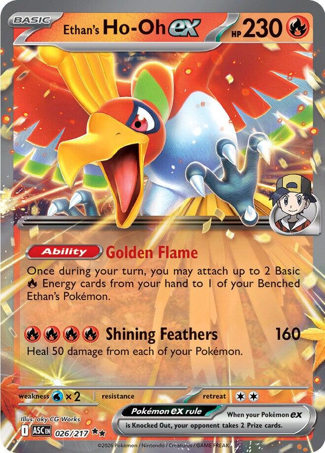 Ethan's Ho-Oh ex (026/217) [Mega Evolution: Ascended Heroes] | Exor Games Bridgewater