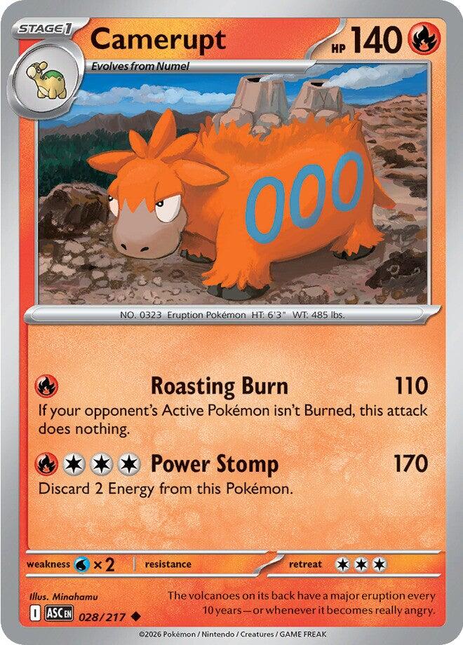 Camerupt (028/217) [Mega Evolution: Ascended Heroes] | Exor Games Bridgewater