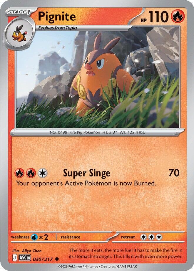 Pignite (030/217) [Mega Evolution: Ascended Heroes] | Exor Games Bridgewater