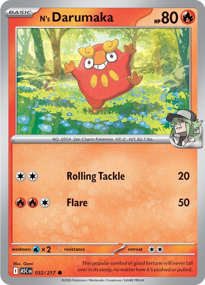 N's Darumaka (032/217) [Mega Evolution: Ascended Heroes] | Exor Games Bridgewater