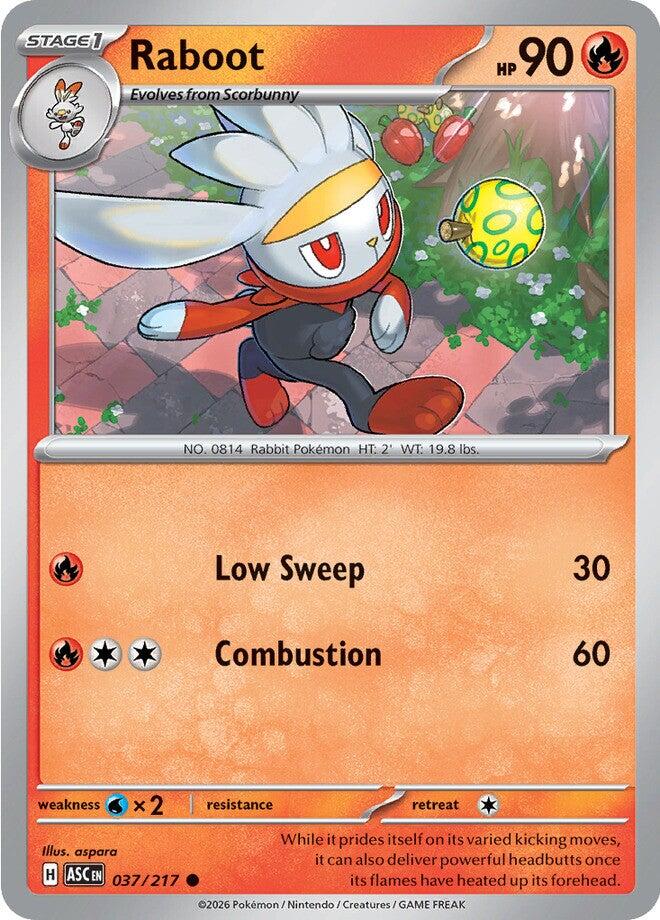 Raboot (037/217) [Mega Evolution: Ascended Heroes] | Exor Games Bridgewater