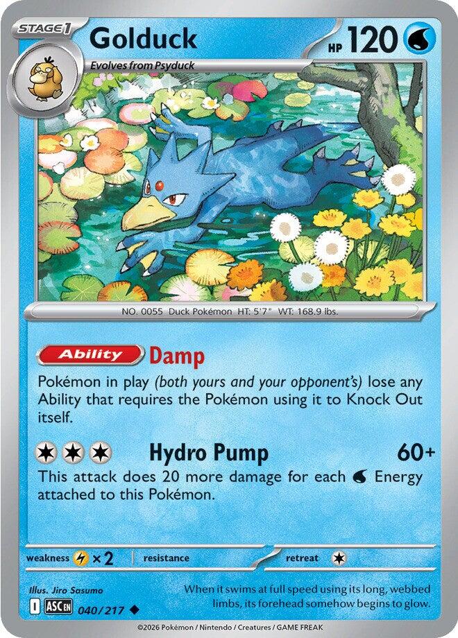 Golduck (040/217) [Mega Evolution: Ascended Heroes] | Exor Games Bridgewater