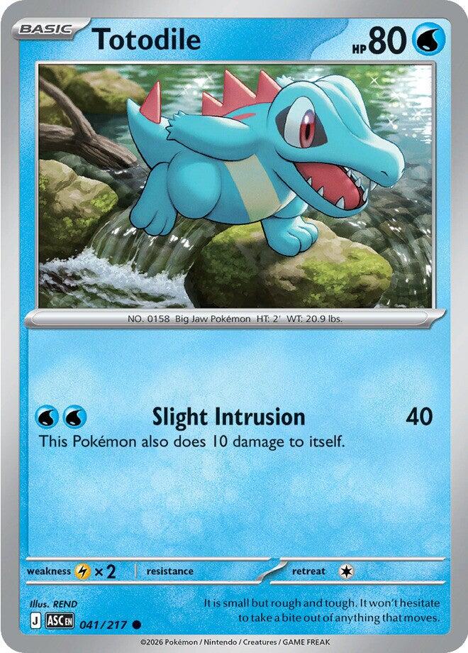 Totodile (041/217) [Mega Evolution: Ascended Heroes] | Exor Games Bridgewater