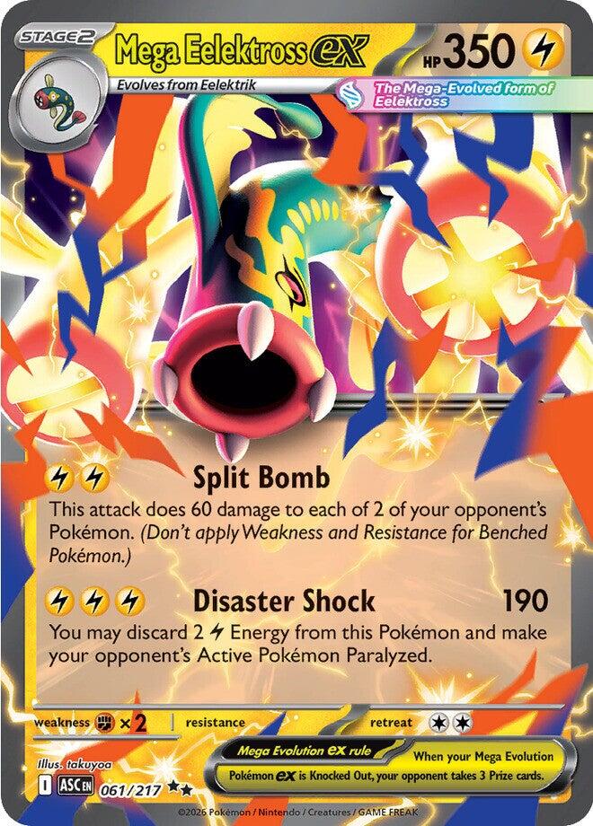 Mega Eelektross ex (061/217) [Mega Evolution: Ascended Heroes] | Exor Games Bridgewater