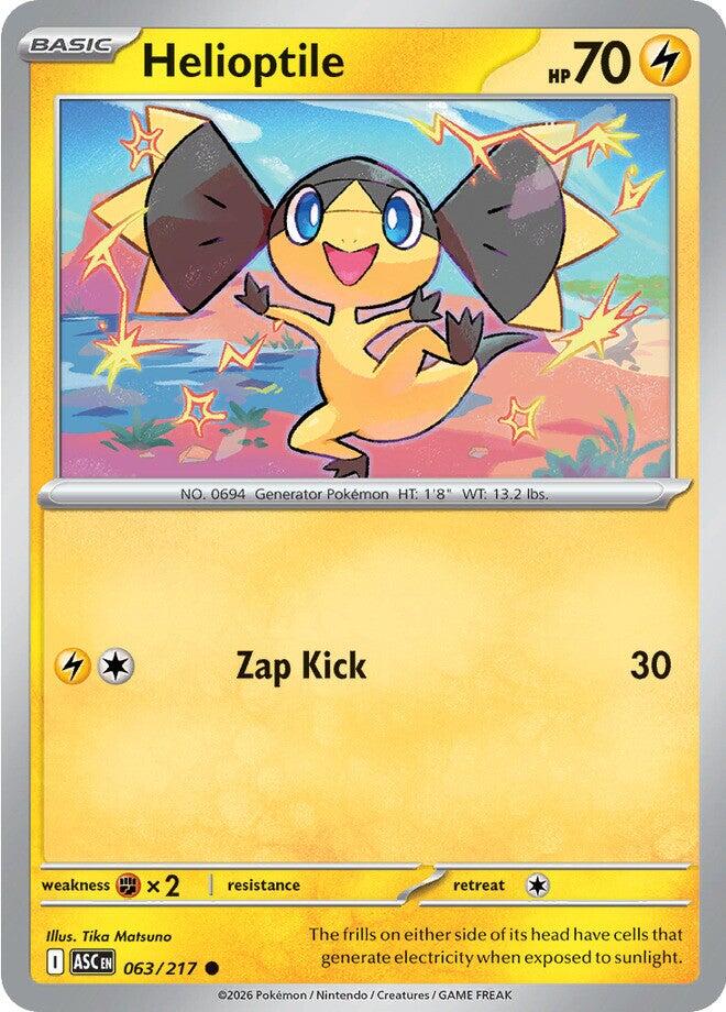 Helioptile (063/217) [Mega Evolution: Ascended Heroes] | Exor Games Bridgewater