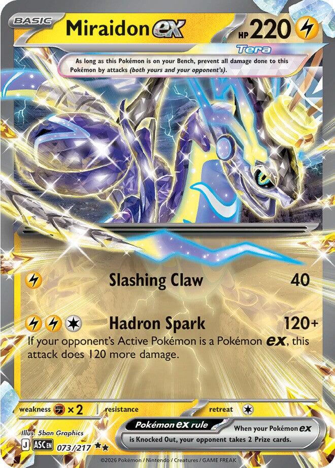 Miraidon ex (073/217) [Mega Evolution: Ascended Heroes] | Exor Games Bridgewater