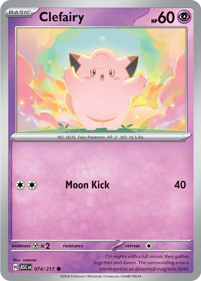 Clefairy (074/217) [Mega Evolution: Ascended Heroes] | Exor Games Bridgewater