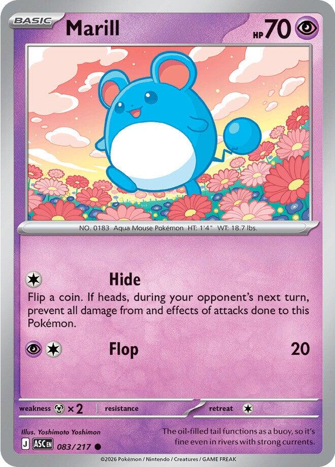 Marill (083/217) [Mega Evolution: Ascended Heroes] | Exor Games Bridgewater