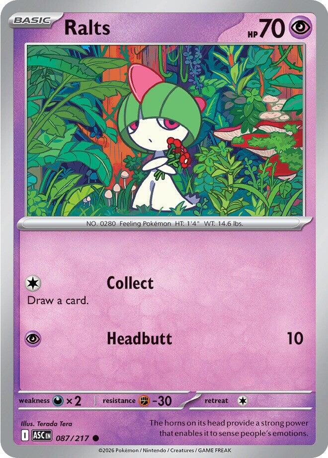 Ralts (087/217) [Mega Evolution: Ascended Heroes] | Exor Games Bridgewater