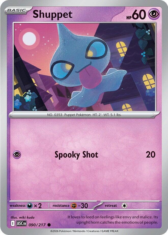 Shuppet (090/217) [Mega Evolution: Ascended Heroes] | Exor Games Bridgewater