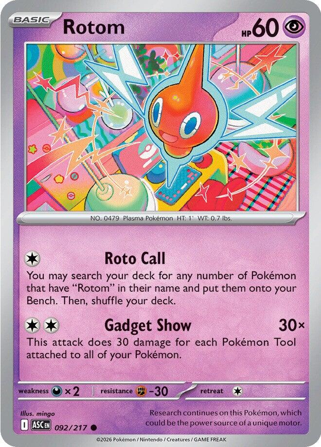 Rotom (092/217) [Mega Evolution: Ascended Heroes] | Exor Games Bridgewater