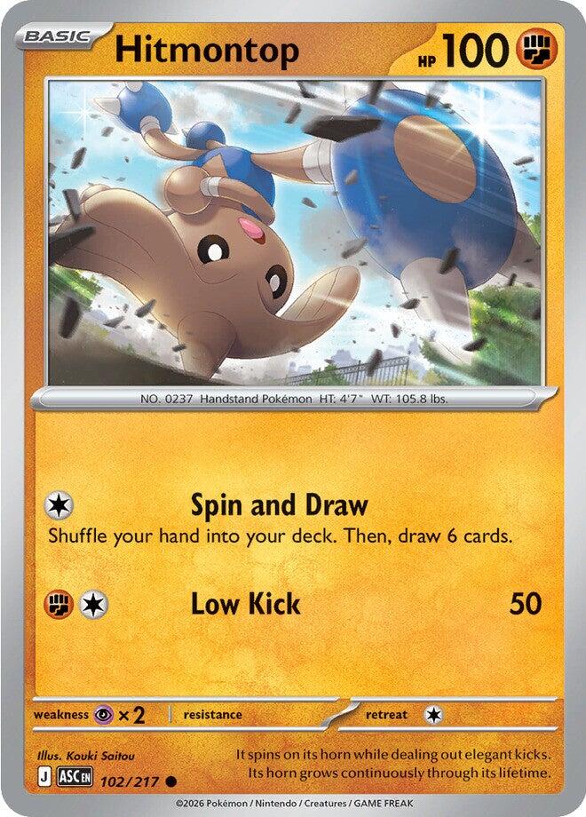 Hitmontop (102/217) [Mega Evolution: Ascended Heroes] | Exor Games Bridgewater