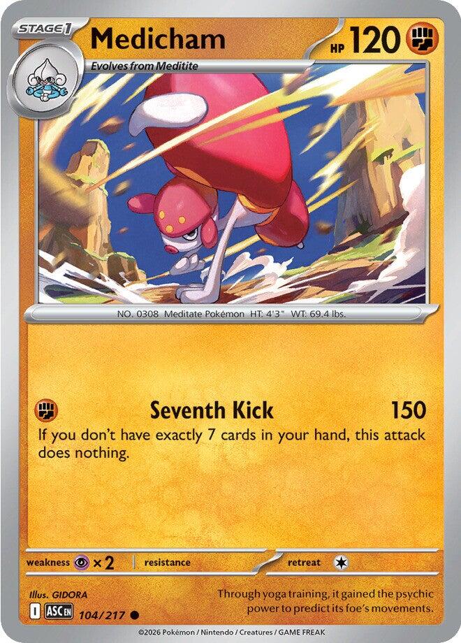 Medicham (104/217) [Mega Evolution: Ascended Heroes] | Exor Games Bridgewater