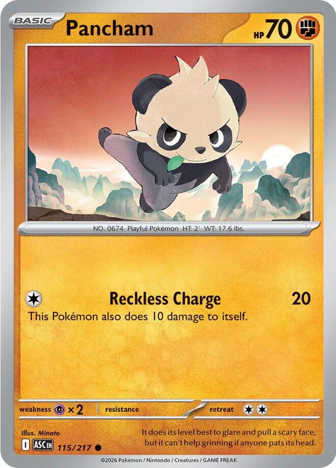 Pancham (115/217) [Mega Evolution: Ascended Heroes] | Exor Games Bridgewater