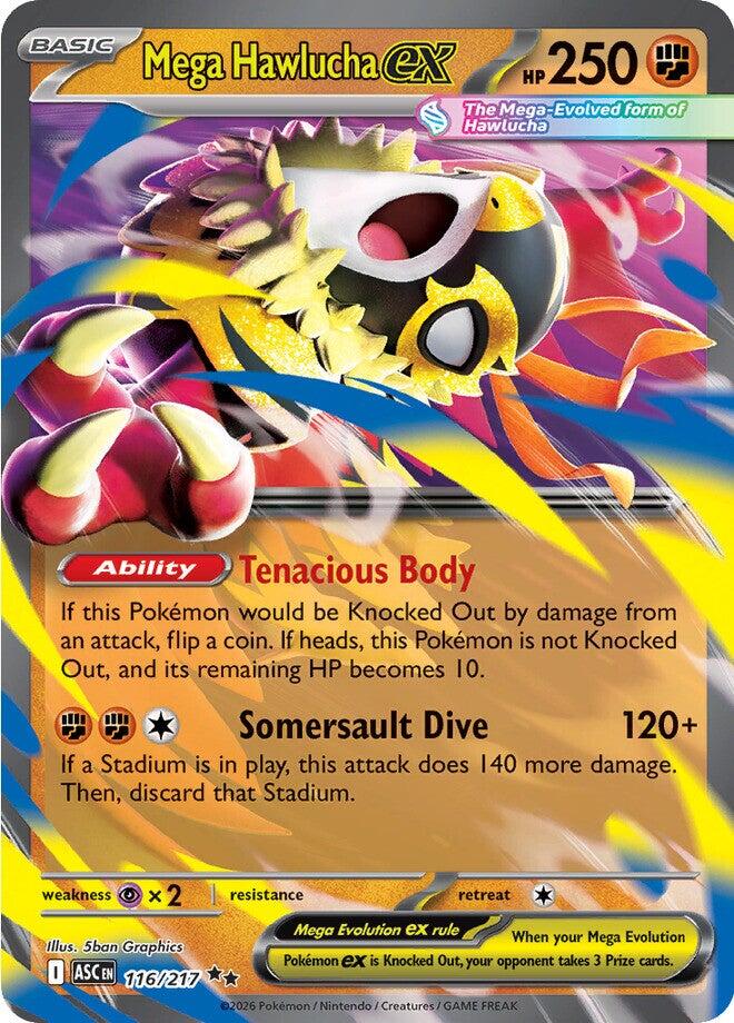 Mega Hawlucha ex (116/217) [Mega Evolution: Ascended Heroes] | Exor Games Bridgewater