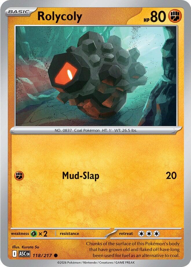 Rolycoly (118/217) [Mega Evolution: Ascended Heroes] | Exor Games Bridgewater